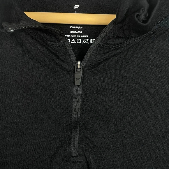 Fabletics Men’s The Training Day Quarter Zip in Black Size L - Picture 11 of 12